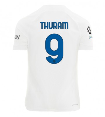 Inter Milan Marcus Thuram #9 Replika Udebanetrøje 2023-24 Kortærmet